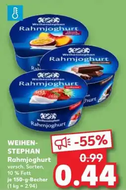 Kaufland WEIHEN- STEPHAN Rahmjoghurt Angebot
