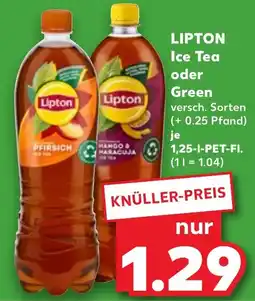 Kaufland LIPTON Ice Tea oder Green Angebot