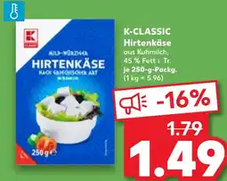 Kaufland K-CLASSIC Hirtenkäse Angebot