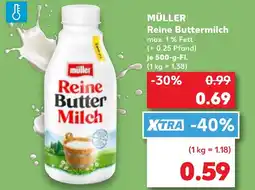 Kaufland MÜLLER Reine Buttermilch Angebot
