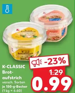 Kaufland K-CLASSIC Brotaufstrich Angebot