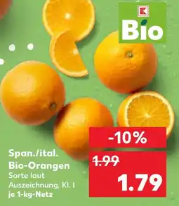 Kaufland Span./ital. Bio-Orangen Angebot