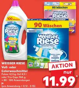 Kaufland WEISSER RIESE Voll- oder Colorwaschmittel Angebot