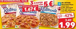 Kaufland DR. OETKER Ristorante Pizza Angebot