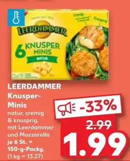 Kaufland LEERDAMMER Knusper- Minis Angebot