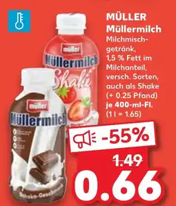 Kaufland MÜLLER Müllermilch Angebot