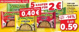 Kaufland YUM YUM Instant-Nudeln Angebot