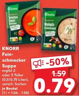 Kaufland KNORR Feinschmecker Suppe Angebot