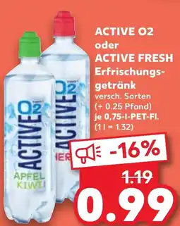 Kaufland ACTIVE 02 oder ACTIVE FRESH Erfrischungsgetränk Angebot