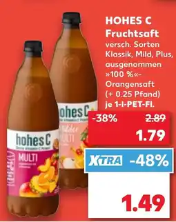 Kaufland HOHES C Fruchtsaft Angebot
