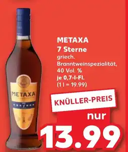 Kaufland METAXA 7 Sterne Angebot