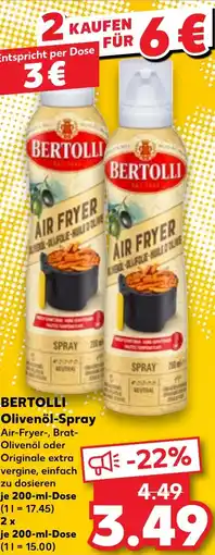 Kaufland BERTOLLI Olivenöl Spray Angebot