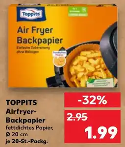 Kaufland TOPPITS Airfryer- Backpapier Angebot