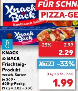 Kaufland KNACK & BACK Frischteig- Produkt Angebot