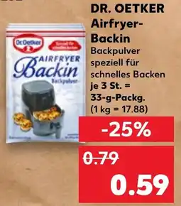 Kaufland DR. OETKER Airfryer- Backin Angebot