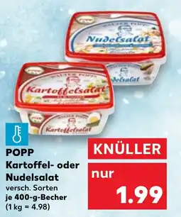 Kaufland POPP Kartoffel- oder Nudelsalat Angebot
