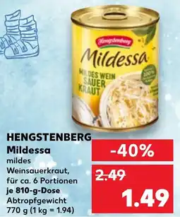 Kaufland HENGSTENBERG Mildessa Angebot