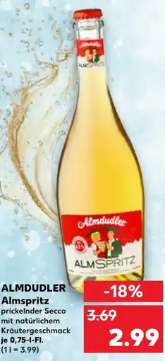 Kaufland ALMDUDLER Almspritz Angebot