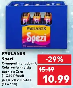 Kaufland PAULANER Spezi Angebot