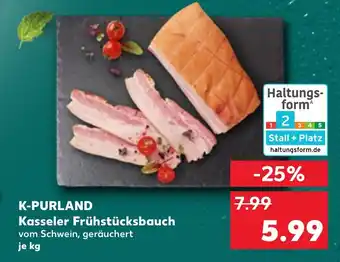 Kaufland K-PURLAND Kasseler Frühstücksbauch Angebot