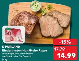 Kaufland K-PURLAND Rinderbraten Hals/Hohe Rippe Angebot