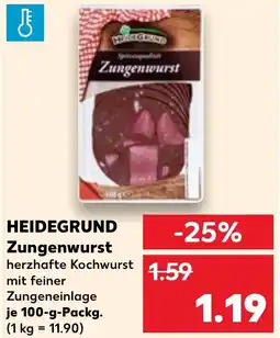 Kaufland HEIDEGRUND Zungenwurst Angebot