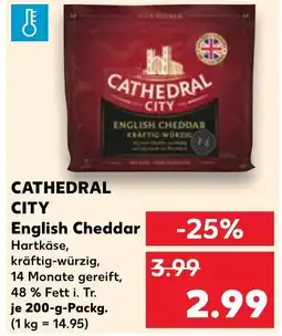 Kaufland CATHEDRAL CITY English Cheddar Angebot