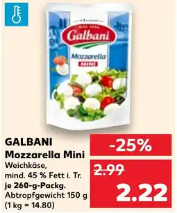 Kaufland GALBANI Mozzarella Mini Angebot