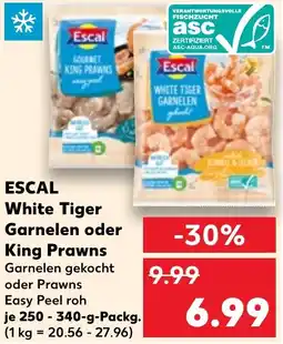 Kaufland ESCAL White Tiger Garnelen oder King Prawns Angebot
