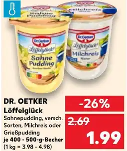 Kaufland DR. OETKER Löffelglück Angebot