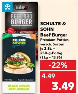Kaufland SCHULTE & SOHN Beef Burger Angebot