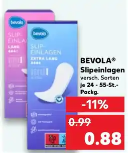 Kaufland BEVOLA Slipeinlagen Angebot