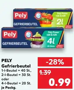 Kaufland PELY Gefrierbeutel Angebot
