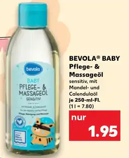Kaufland BEVOLA BABY Pflege- & Massageöl Angebot