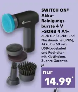 Kaufland SWITCH ON Akku- Reinigungs bürste 4 V SORB 4 A1 Angebot