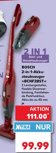 Kaufland BOSCH 2-in-1-Akku- staubsauger BCHF2BST Angebot