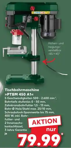 Kaufland PARKSIDE Tischbohrmaschine PTBM 450 A1 Angebot