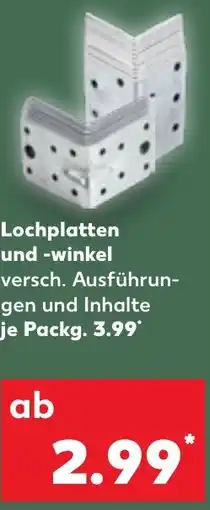 Kaufland PARKSIDE Lochplatten und winkel Angebot