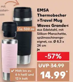 Kaufland EMSA Thermobecher Travel Mug Waves Grande Angebot