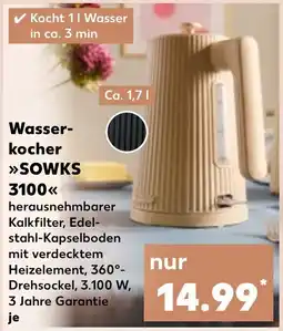 Kaufland Wasserkocher SOWKS 3100 Angebot