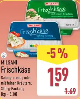 Aldi Nord MILSANI Frischkäse Angebot