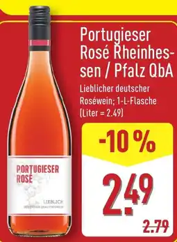 Aldi Nord Portugieser Rosé Rheinhes- sen/ Pfalz QbA Angebot
