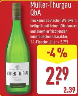 Aldi Nord Müller-Thurgau QbA Angebot