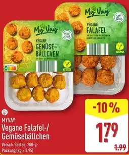 Aldi Nord MYVAY Vegane Falafel-/ Gemüsebällchen Angebot