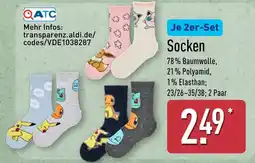 Aldi Nord Socken 2er-Set Angebot