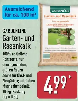 Aldi Nord GARDENLINE Garten- und Rasenkalk Angebot