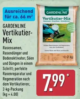Aldi Nord GARDENLINE Vertikutier- Mix Angebot