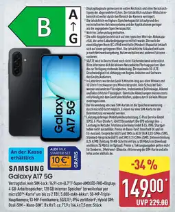 Aldi Nord SAMSUNG Galaxy A17 5G Angebot