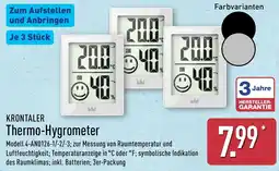 Aldi Nord KRONTALER Thermo-Hygrometer Angebot