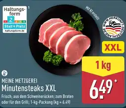Aldi Nord MEINE METZGEREI Minutensteaks XXL Angebot